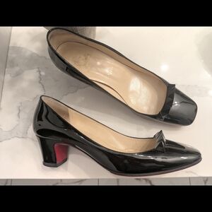 Christian Louboutin Black Patent Leather Heels